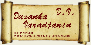 Dušanka Varađanin vizit kartica